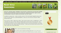 Desktop Screenshot of nickykylegardening.com