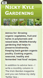 Mobile Screenshot of nickykylegardening.com